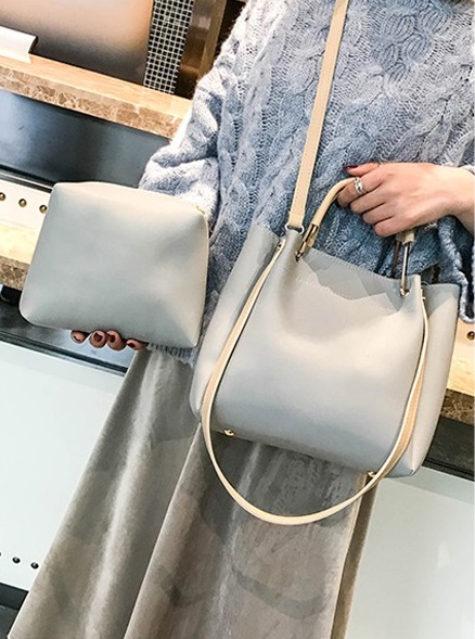 KW80220 Stylish 2 In 1 Handbag Grey